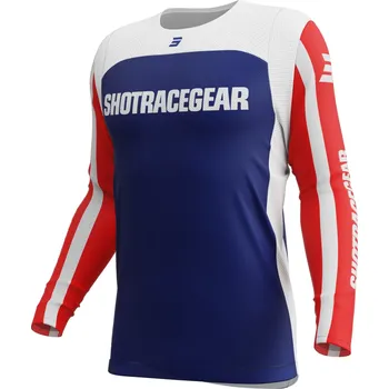 Moto dres Motokrosový dres Shot Contact Mythic modro-červený