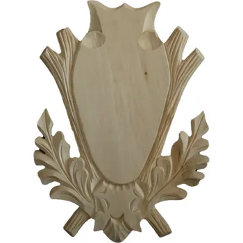 Krzywicka Podložka pod trofej dřevořezba, rozměr 20,5x29 cm, materiál lípa