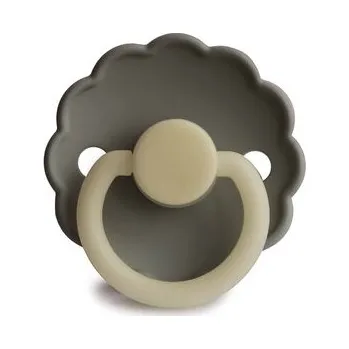 dudlíky CUMLÍK FRIGG DAISY NIGHT PORTOBELLO, +6M, SILIKÓN