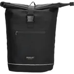 Černý voděodolný objemný batoh "Raindrop"