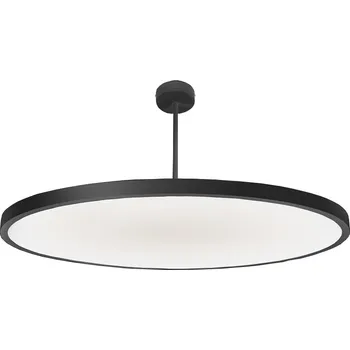 Halla Svěšené kruhové svítidlo na tyči Rundo24 Tube Direct&Indirect Barva: Černá, Teplota chromatičnosti / Stmívání: 3000 Kelvinů / Nestmívatelné, Průměr: 410 mm 290-241K-10GGE/830- B / 00-00384