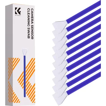 K&F Single head CMOS M4/3 format cleaning rod 12mm dry cloth, cleaning rod set (10PCS cleaning rod