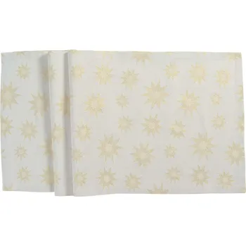 ubrus Sander Žakárový běhoun na stůl Stella Notte, 50 x 140 cm, ecru 885469-29