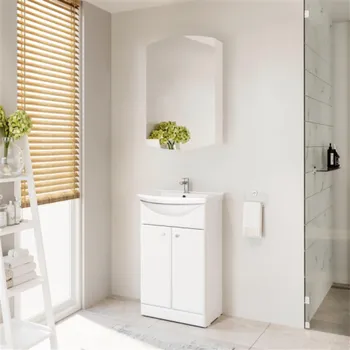 Koupelnový nábytek Koupelnová skříňka se zrcadlem Riva KLV50