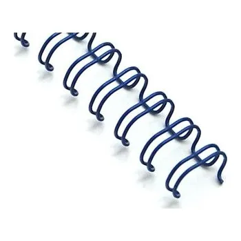 Archivační box Drátěné hřbety 1/4" - 6,4 mm, 3:1, modré, 100 ks