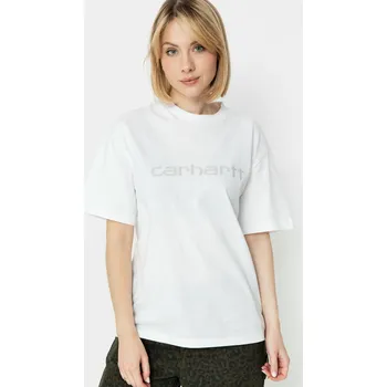 Dámské tričko Carhartt WIP Rivet Script (white/silver) XS, bílá