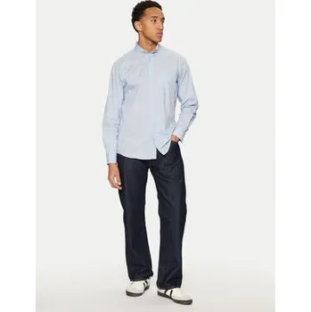 Pánská košile United Colors Of Benetton Košile 5KQRUQ04B Modrá Regular Fit S