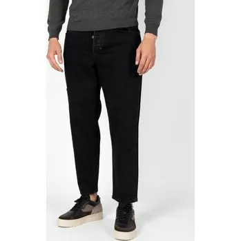 Pánské džíny Antony Morato Jeansy MMDT00277-FA750369 Černá Regular Fit 36
