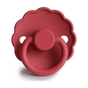 dudlíky CUMLÍK FRIGG DAISY SCARLET, 0-6M, SILIKÓN