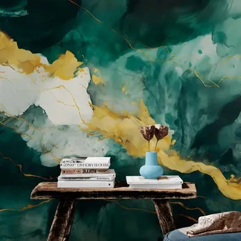 Tapeta Dovido Tapeta imitace zelený mramor