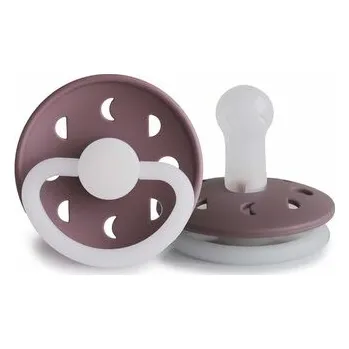 dudlíky CUMLÍK FRIGG MOON PHASE TWILIGHT MAUVE NIGHT, +6M, SILIKÓN