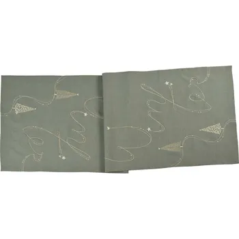 ubrus Sander Běhoun na stůl s úpravou proti skvrnám It's Winter Loft, 50 x 150 cm, jade 827369-32