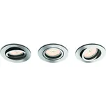 Philips 50393/11/PN Donegal podhledové svítidlo GU10 3x5,5W bez zdroje kulaté 9cm IP20, leskle chromové