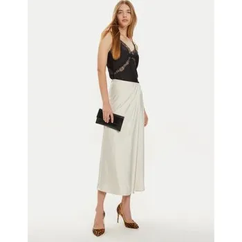 Dámská móda Guess Midi sukně Anastasia W4BD56 WGIG2 Écru Regular Fit S