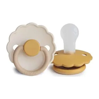 DVOJBALENIE CUMLÍKOV FRIGG DAISY CHAMOMILE/ HONEY GOLD, 0-6M, SILIKÓN