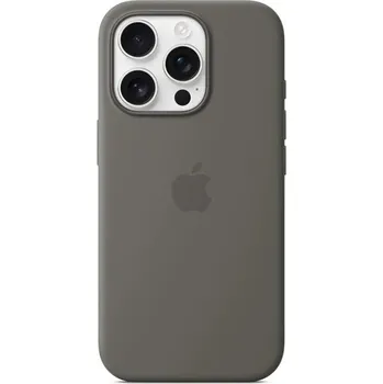 Pouzdro na mobilní telefon iPhone 16 Pro Silicone Case with MS - Stone Gray
