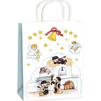 Taška vánoční dárková L 32 x 26 x 12,7 cm č.4