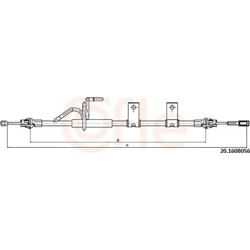 Auto-moto Lanko ruční brzdy COFLE 20.160B056