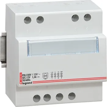 Transformátor Legrand 413105 ZDROJ F LEXIC 230V;12VDC;1,25A