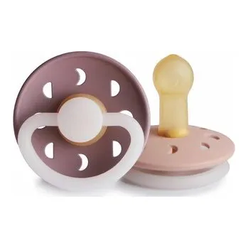 DVOJBALENIE CUMLÍKOV FRIGG MOON PHASE NIGHT TWILIGHT MAUVE/ BLUSH, +6M, KAUČUK