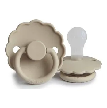 dudlíky FRIGG DAISY SANDSTONE, 0-6M, SILIKÓN