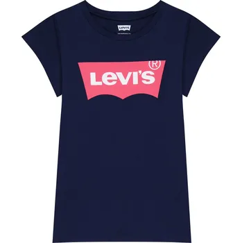 Chlapecké tričko dětské tričko LEVI'S - NAVY - 152 11-12 let (Levis Batwing T-shirt Junior)