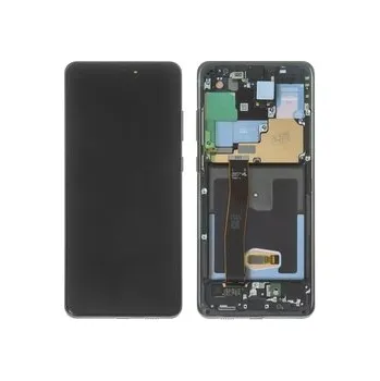 Dotyková deska Samsung G988 Galaxy S20 Ultra + LCD + rámeček black - OLED