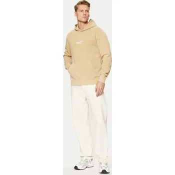 Pánská mikina Jack & Jones Mikina Vesterbro 12267037 Béžová Relaxed Fit M