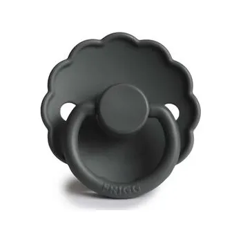 dudlíky CUMLÍK FRIGG DAISY GRAPHITE, +6M, SILIKÓN