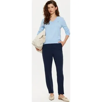 Pánské oblečení Tommy Hilfiger Chino kalhoty WW0WW45450 Tmavomodrá Slim Fit 36