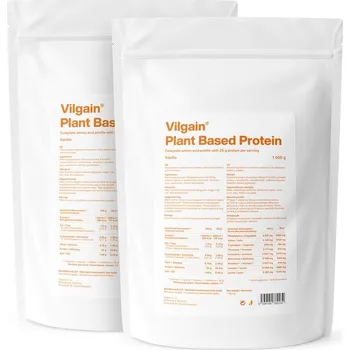 Sportovní výživa Vilgain Plant Based Protein – 2× vanilka 1 000 g - Doprava ZDARMA