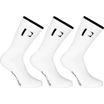 Pánské ponožky 3PACK ponožky Pietro Filipi sportovní vysoké bílé (3POB2) L Možnost vrácení zboží ZDARMA do 120 dnů!