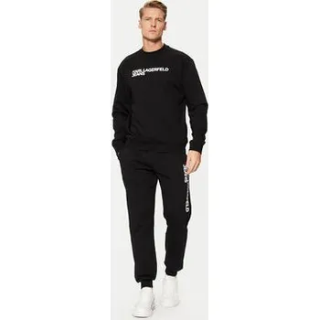 Pánská mikina Karl Lagerfeld Jeans Mikina A1M20001 Černá Regular Fit S