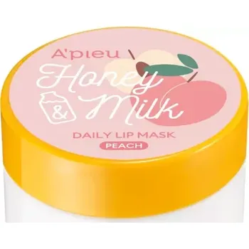 Péče o rty A'pieu - Honey & Milk Daily Lip Mask Peach 6g