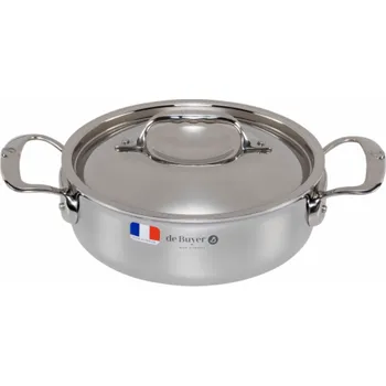 Hrnec De Buyer Affinity Saucepot low with lid 20 cm