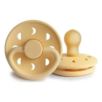 dudlíky CUMLÍK FRIGG MOON PHASE PALE DAFFODIL, +6M, KAUČUK