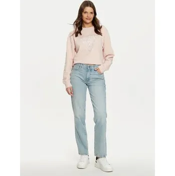 Dámská mikina Guess Mikina W5RQ09 K8802 Růžová Regular Fit XS