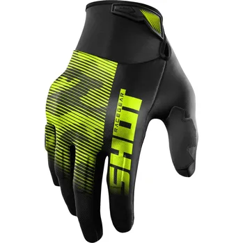 Moto rukavice Motokrosové rukavice Shot Drift Tactic fluo žluté