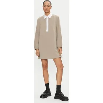 Dámské šaty Please Každodenní šaty A12YCSI000 Béžová Loose Fit XL