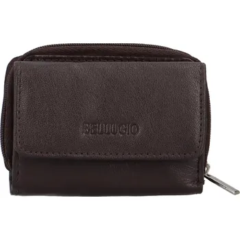Mini kožená dámská peněženka Bellugio Urwing, tmavě hnědá