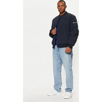 Champion Bunda bomber 220344 Tmavomodrá Regular Fit S
