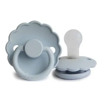 dudlíky CUMLÍK FRIGG DAISY POWDER BLUE, +6M, SILIKÓN