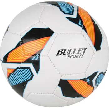 Fotbalový míč Fotbalový míč Bullet Sports vel. 5, bílo-oranžový
