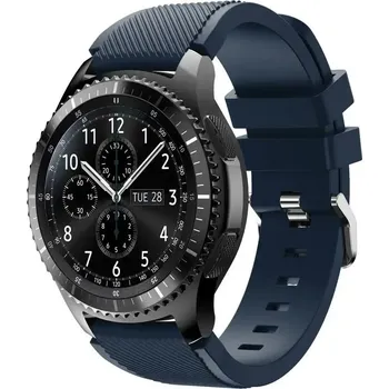 Řemínek na hodinky Enem Silikonový rychloupínací řemínek 22mm - Navy Blue IR-AWGW-0515