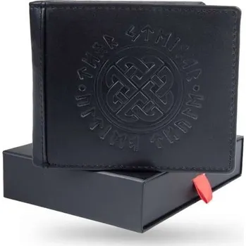 Peněženka Thor Steinar Peněženka Skard Kožená Peněženka Černá ONE SIZE