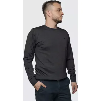 Pánský svetr Pánský vlněný svetr Merino Antracit M