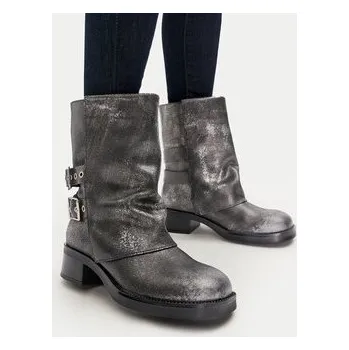 Dámská zimní obuv Steve Madden Polokozačky Bonfire SM11003415 Stříbrná 39