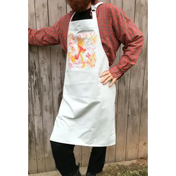 Kuchyňská zástěra Zástěra "Barevné houby" Barva: šedá