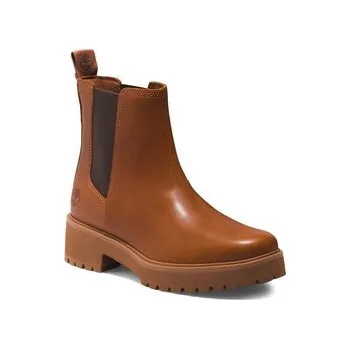 Dámská obuv Timberland Kotníková obuv s elastickým prvkem Carnaby Cool Basic Chlsea TB0A41E6F131 Hnědá 37