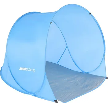 Plážový stan Samorozkládací plážový stan ENERO CAMP 145x105x100 cm, modrý